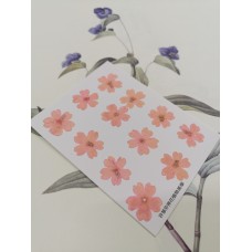 美女櫻-淡粉紅-押花花材