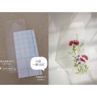 霧面水晶押花書籤-押花材料_押花貼膜書簽_卡片壓花貼膜_小組10元