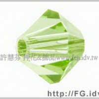 5301施華洛角珠214-3mm翠綠橄欖1包-50個