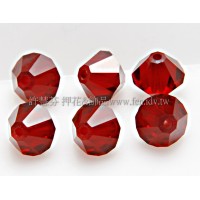 5301施華洛角珠紅色6mm-30個