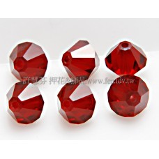 5301施華洛角珠紅色6mm-30個