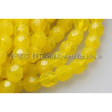 捷克棗形珠4mm牛奶黃色-50個