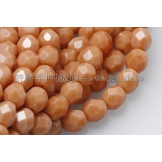 捷克棗形珠4mm焦糖牛奶色-50個