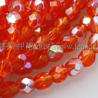 捷克棗形珠3mm-閃亮亮彩風信子菊AB-50個