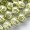 10mm捷克水晶珍珠-扭轉圓_橄欖綠色