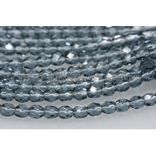 捷克棗形珠3mm蒙大拿藍-50個