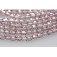 捷克棗形珠3mm紫水晶色-50個