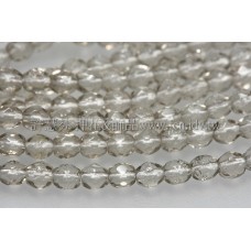 捷克棗形珠3mm黑鑽色-50個