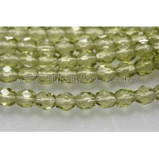 捷克棗形珠3mm明綠色-50個