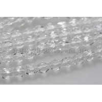 捷克棗形珠3mm透明水晶色-1包-50個