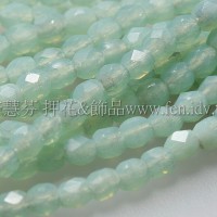 捷克棗形珠3mm青瓷綠-50個