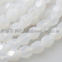 捷克棗形珠4mm海洋蛋白-50個