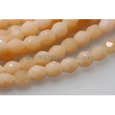 捷克棗形珠4mm蜜橙色-50個