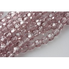 捷克棗形珠4mm紫水晶色-50個