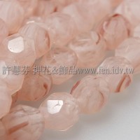 捷克棗形珠6mm櫻桃氣泡-20個