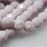 捷克棗形珠6mm珊瑚薰衣草-20個