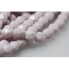 捷克棗形珠6mm珊瑚薰衣草-20個