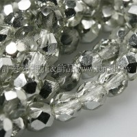 捷克棗形珠6mm淺白薰衣草-20個