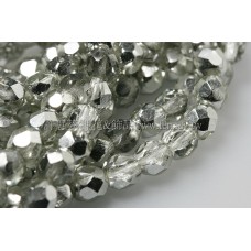 捷克棗形珠6mm淺白薰衣草-20個