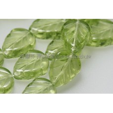 8X10mm捷克玫瑰葉形珠-嫩葉綠-10個