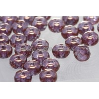 3X5mm捷克車輪珠-紫紅水晶-10個