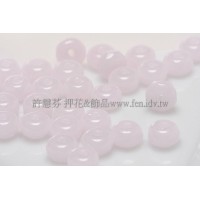 3X5mm捷克車輪珠-蛋白粉紅-10個