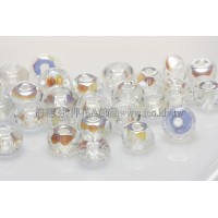 3X5mm捷克車輪珠-晶亮水晶色-10個