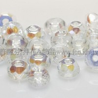 3X5mm捷克車輪珠-晶亮水晶色-10個