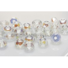 3X5mm捷克車輪珠-晶亮水晶色-10個