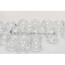 4X6mm捷克車輪珠-透明水晶色-10個