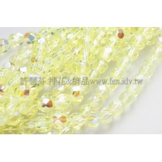 捷克棗形珠6mm閃亮黃水仙色-20個