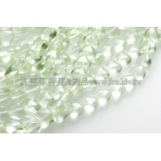 6X6mm捷克小愛心形珠-翠橄欖綠-50個