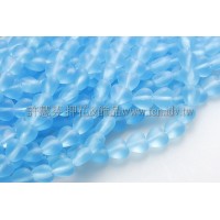 6X6mm捷克小愛心形珠-海洋寶藍色-50個