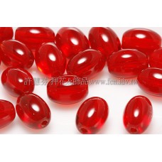 捷克米粒珠6x8mmm泰國寶石紅-20個