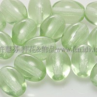 捷克米粒珠6x8mm翠橄欖綠-20個