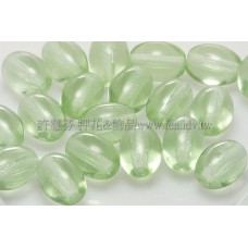 捷克米粒珠6x8mm翠橄欖綠-20個