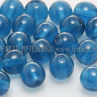 捷克圓形珠6mm卡普里藍
