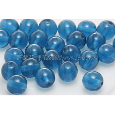 捷克圓形珠6mm卡普里藍