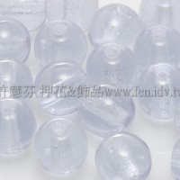 捷克圓形珠6mm愛麗絲淺藍灰
