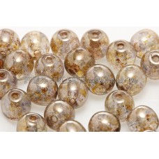 捷克圓形珠6mm珠光茶咖啡色