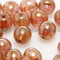 捷克圓形珠6mm珠光古銅色