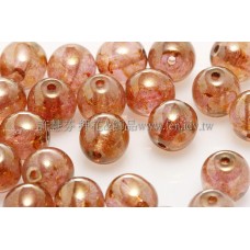 捷克圓形珠6mm珠光古銅色