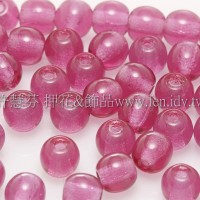 捷克圓形珠4mm紅葡萄色 -50個