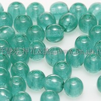 捷克圓形珠4mm孔雀綠-50個