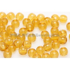 捷克圓形珠4mm琥珀色-50個