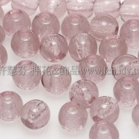 捷克圓形珠4mm淡紫水晶色-50個