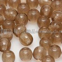 捷克圓形珠4mm茶水晶色-50個