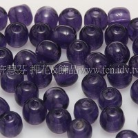 捷克圓形珠4mm丁香紫-50個