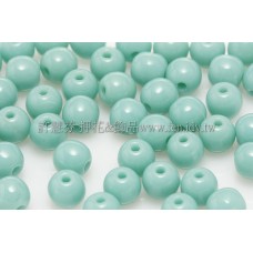 捷克圓形珠4mm松玉石綠-50個