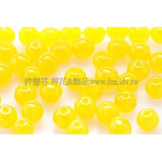 捷克圓形珠4mm金黃色-50個